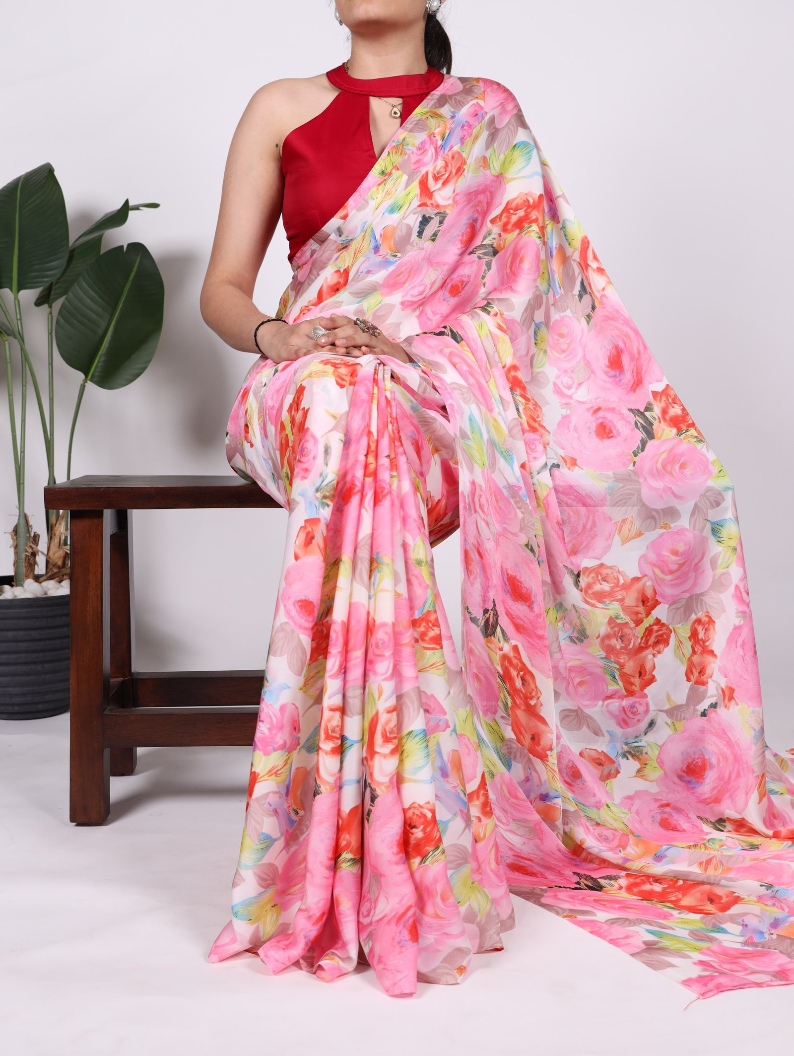 "🌷Satin Saree Collection🌷