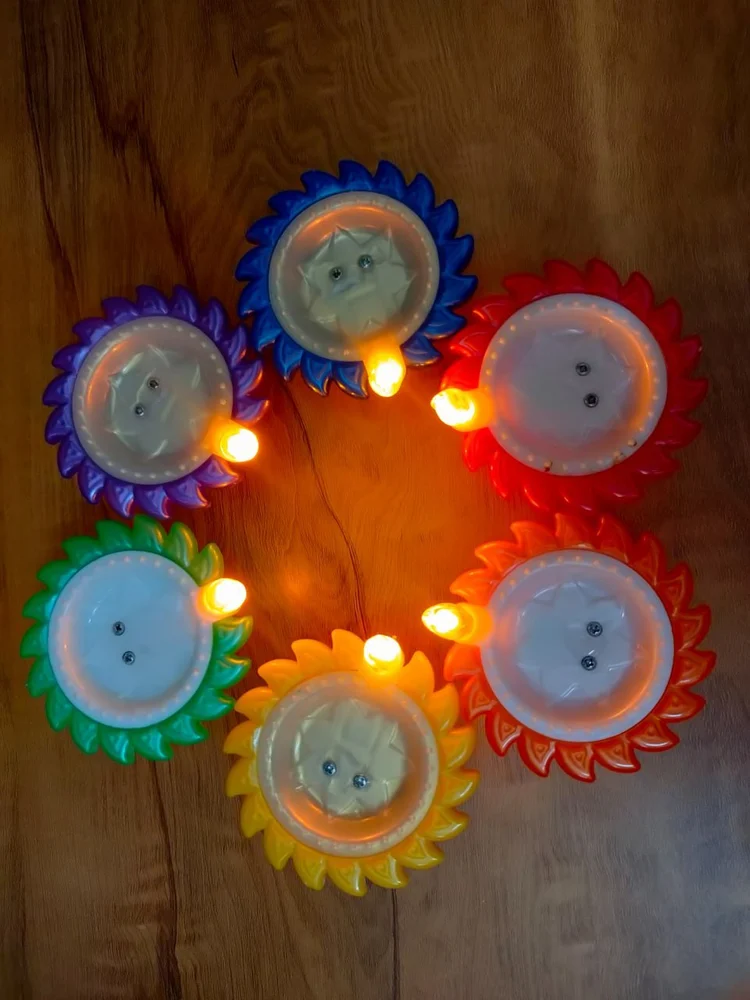 LED WATER SENSOR DIYA (SET OF 6 PCS)